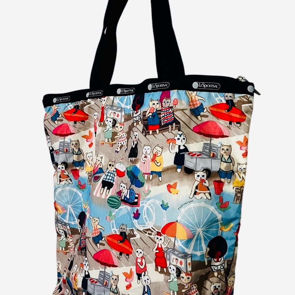 Lesportsac Womens Medium Cat Lovers Tote Bag - Picture 3 of 12